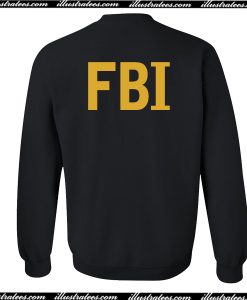 FBI Sweatshirt Back