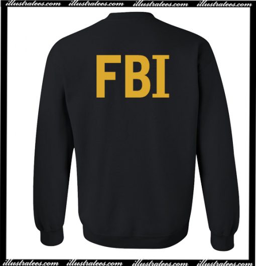 FBI Sweatshirt Back