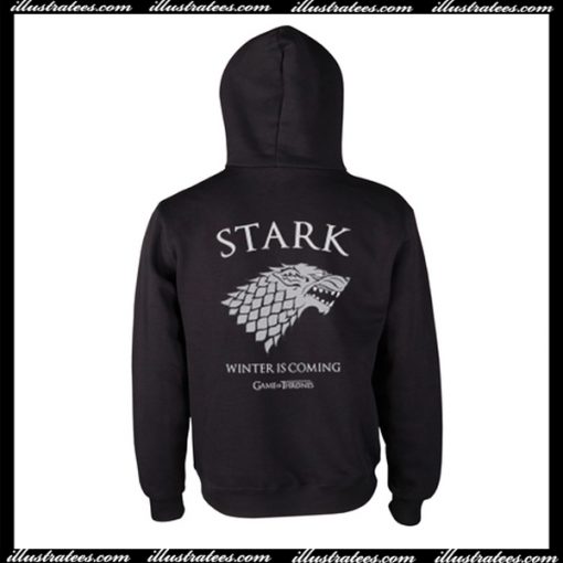 Game of Thrones Stark Winter is Coming Back Hoodie