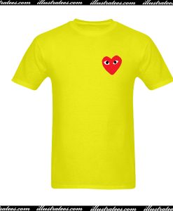 Garcon Heart Soul Eyes Print Pocket Logo T-Shirt