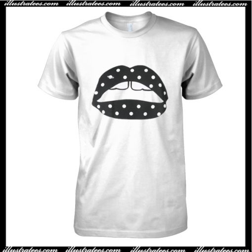 Lips Polkadot T Shirt