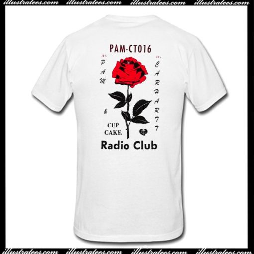 Pam And Cup Cake Radio Club T-Shirt Back