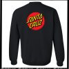 Santa Cruz Sweatshirt Back