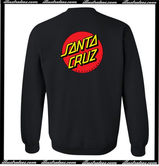 Santa Cruz Sweatshirt Back