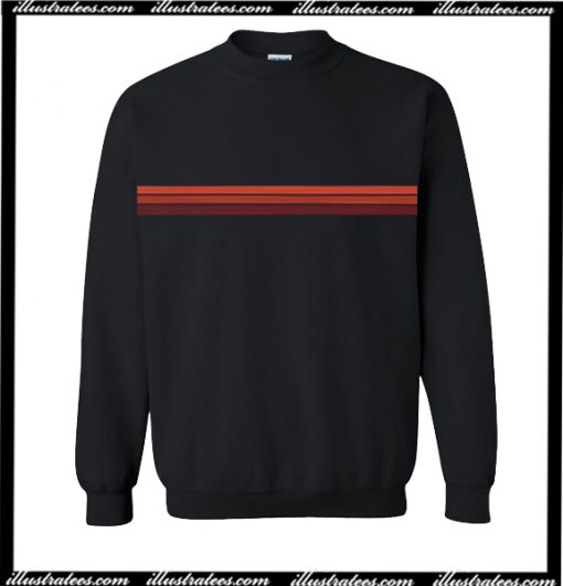 Stripe Color Sweatshirt
