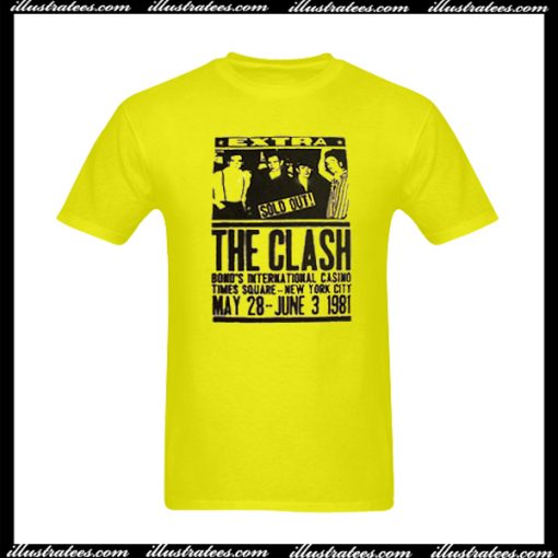 The Clash 1981 Poster T-Shirt