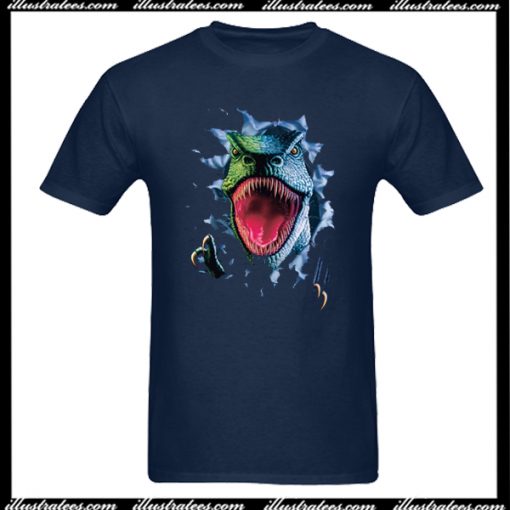 The Mountain Rippin T Rex Dinosaur T-Shirt