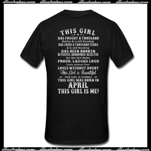 This Girl Definition Back T-shirt