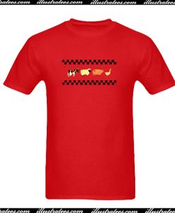 Animals Checkered T-Shirt