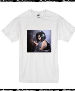 Anime Girl Smoking T-Shirt