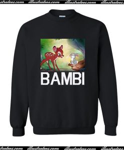 Bambi And Rabbit Sweatshirt