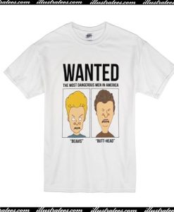 Beavis And Butthead Wanted T-Shirt