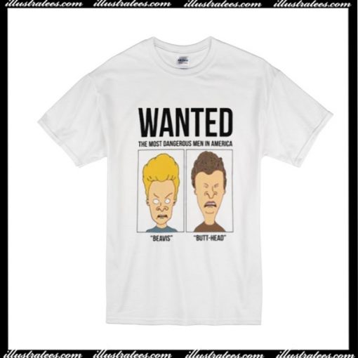 Beavis And Butthead Wanted T-Shirt