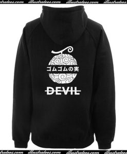 Devil Fruit Hoodie Back