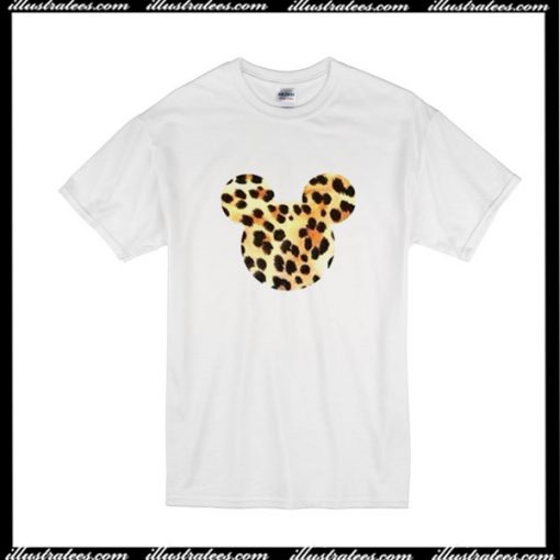 Disney Mickey Mouse Leopard T-Shirt