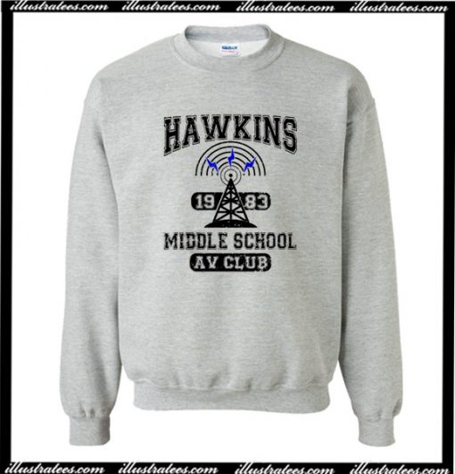 Hawkins 1983 Middle School Sweatshirt