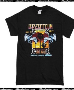 Led Zeppelin In Concert June 22 1977 T-Shirt