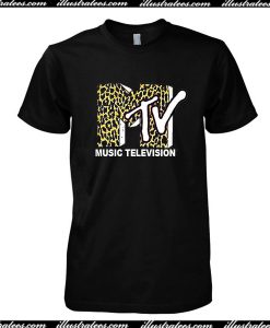 MTV Logo Leopard T-Shirt
