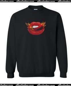 Mouth Lips Fire Sweatshirt