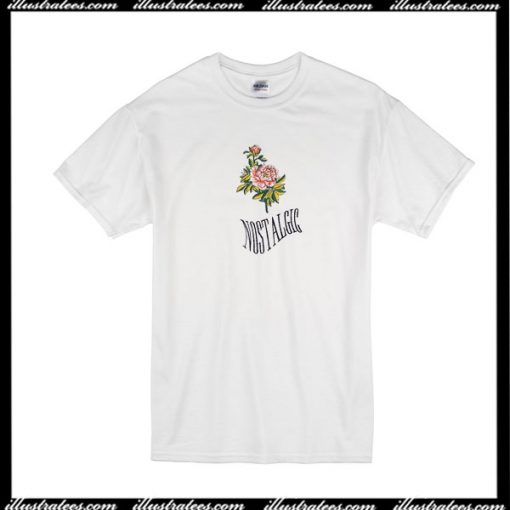 Nostalgic Rose Flower T-Shirt