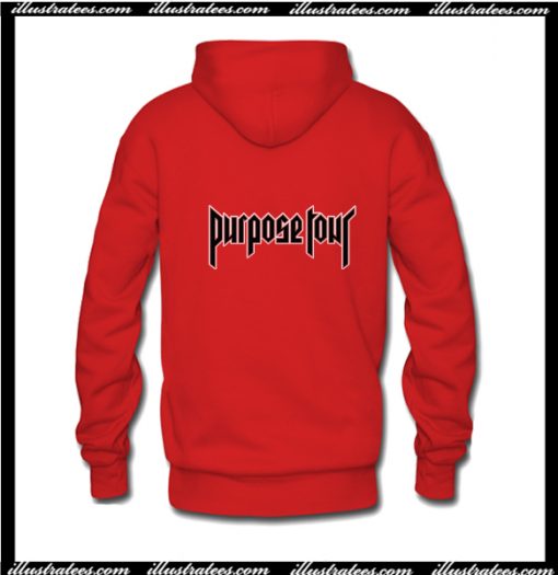Purpose tour hoodie back