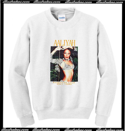 Aaliyah European Tour 1995 Sweatshirt