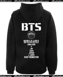 BTS Hoodie Back