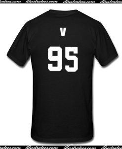 BTS V 95 T-Shirt Back