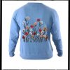 Flowers Sweatshirt Back