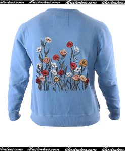 Flowers Sweatshirt Back