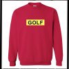 Golf Font Sweatshirt