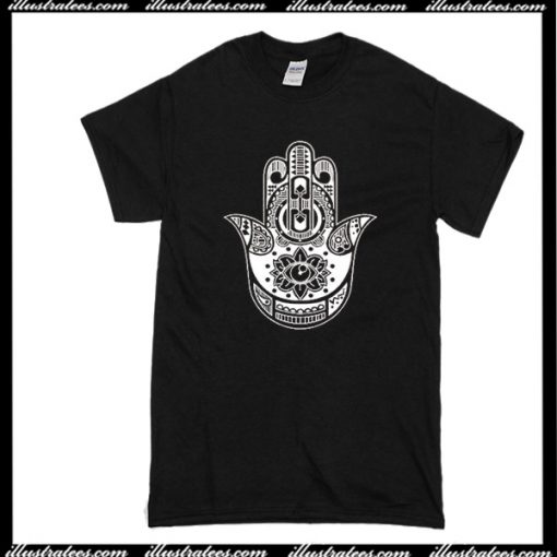 Hamsa Hand Namaste T-Shirt