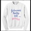 Johnson's Baby Oil Sweatshirt