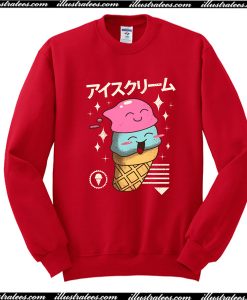 Kawaii Ice Cream Sweatshirt