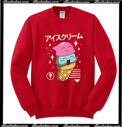 Kawaii Ice Cream Sweatshirt