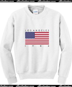 Los Angeles 1984 Flag Sweatshirt