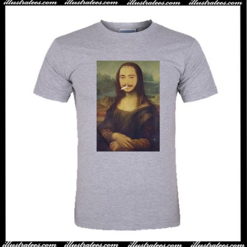 Malone Mona Lisa Smoking T-Shirt
