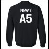 Newt A5 Sweatshirt Back