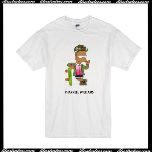 Pharrell Williams And Bart Simpson T-Shirt