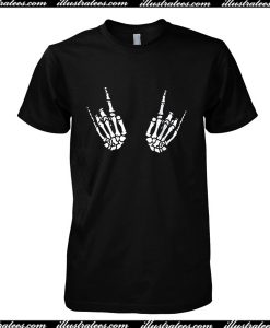 Skeleton Rock Hands T-Shirt