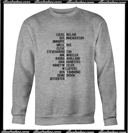 Stranger Things Name Sweatshirt