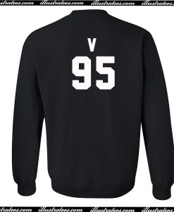 v 95 sweatshirt back