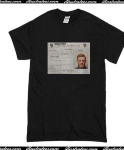 Conor McGregor Mugshot Style T-Shirt