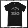 Grandpa A Son Of God A Man Of Faith A Warrior Of Christ T-Shirt