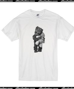 Guardians Of The Galaxy Groot Hug Teddy Bear T-Shirt