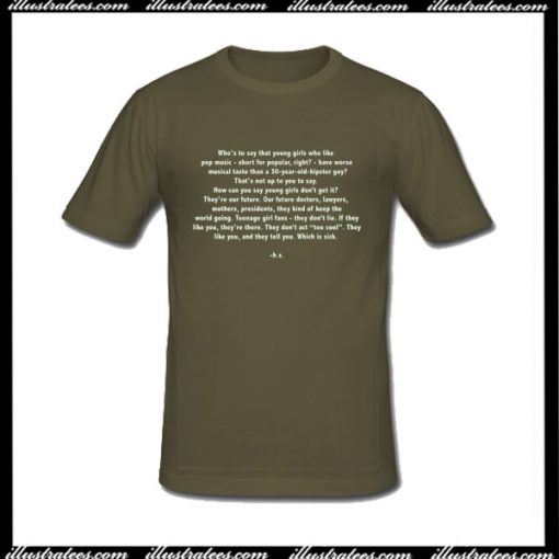 Harry Girls Quote T-Shirt