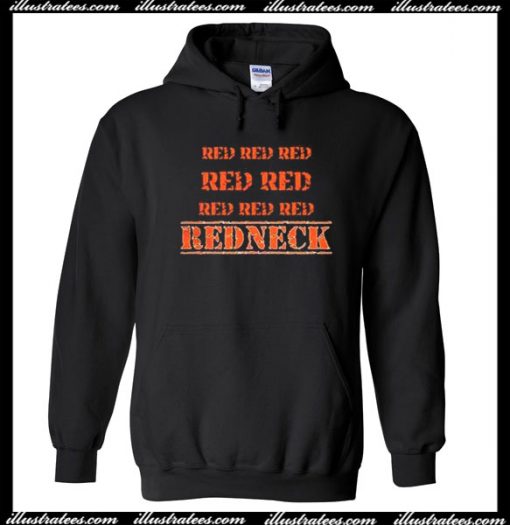 Red Redneck Hoodie