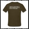 There Is A Train Going To Paris At Midnight T-Shirt Back