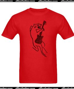 Tiger Guitar Art T-Shirt