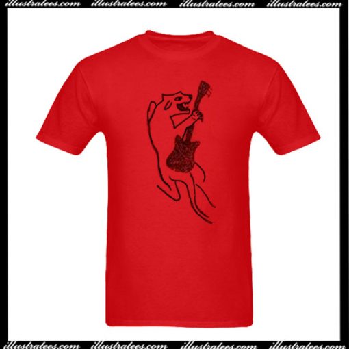 Tiger Guitar Art T-Shirt